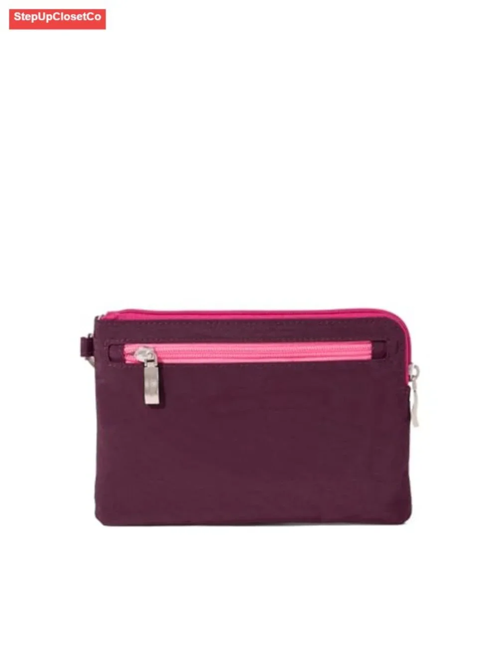 Baggallini RFID Blocking Currency Organizer Wristlet with Detachable Strap,